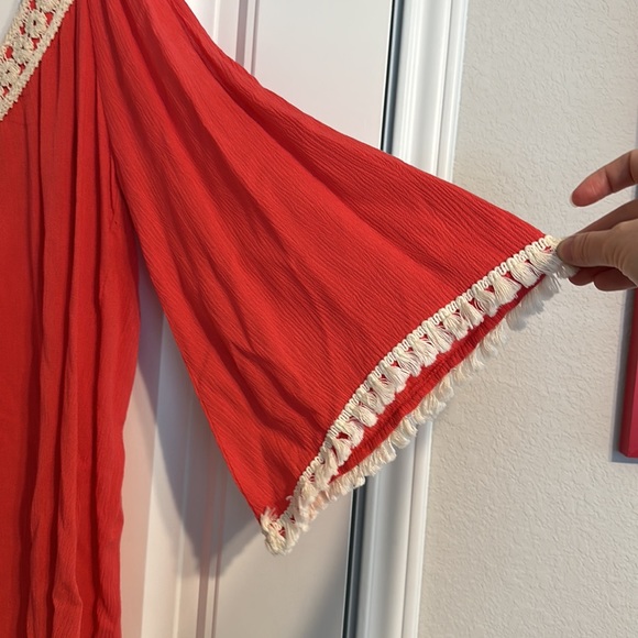 Altar’d State Blouse with Cut Out Shoulders - Picture 2 of 9